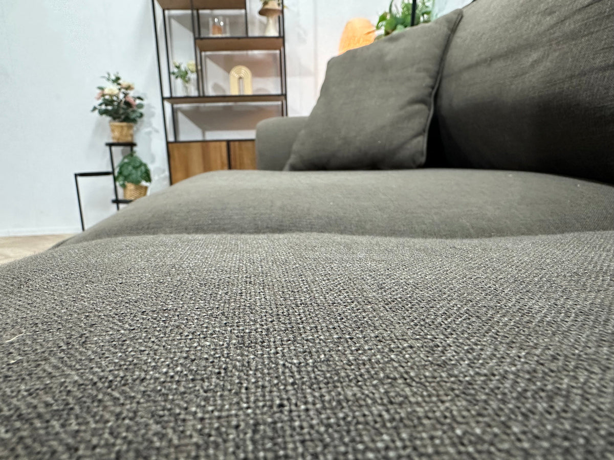 Bruine Hoekzetel Inc Hocker ~ Losse Kussens Met Afneembare Hoezen