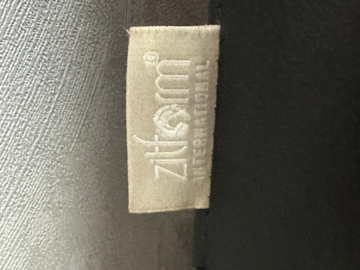 Zitform Zwarte Echt Lederen Hoekzetel ~ Geïmpregneerd