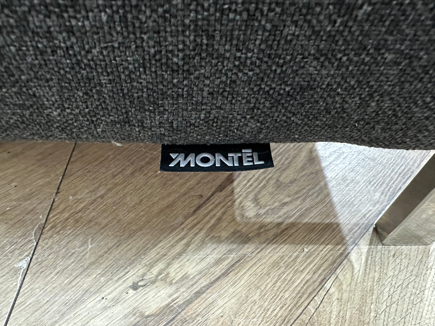 Montèl Antraciet Stoffen Hoekzetel ~ Vaste Kussens