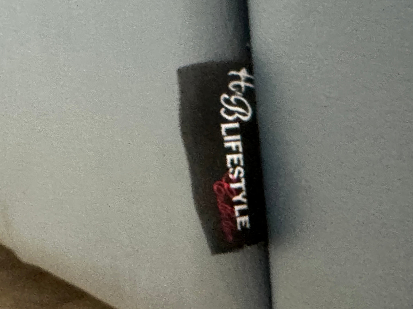 HB Lifestyle Blauwe Echt Lederen 2.5-Zits Zetel ~ Vaste Kussens
