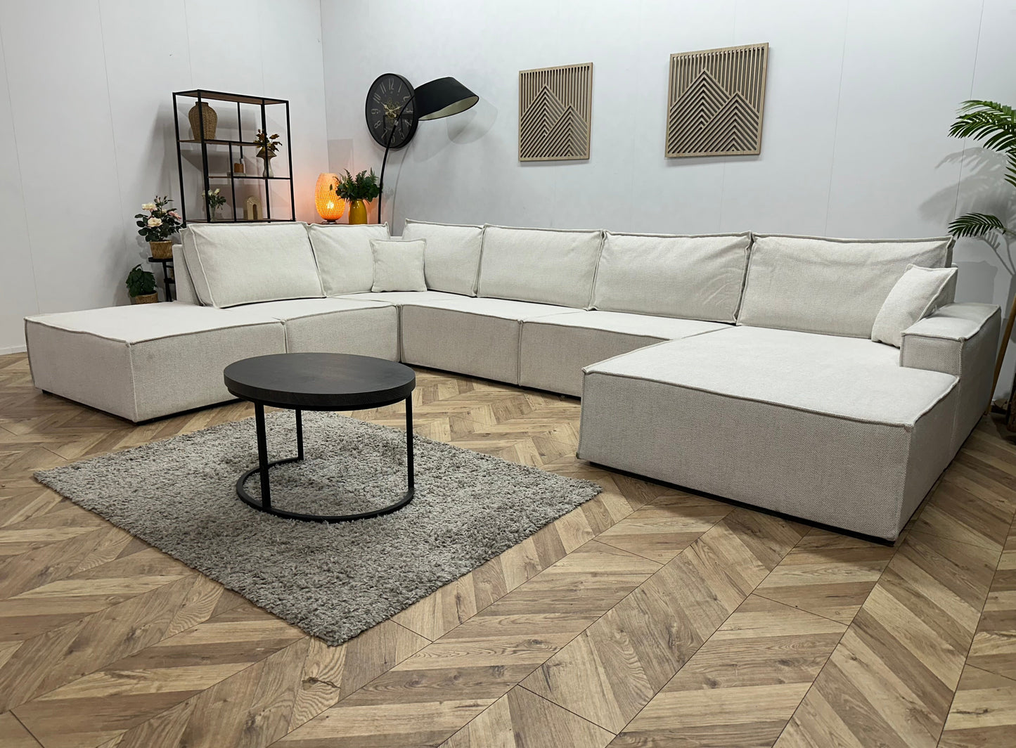 !Showroommodel! Crème Stoffen U Zetel
