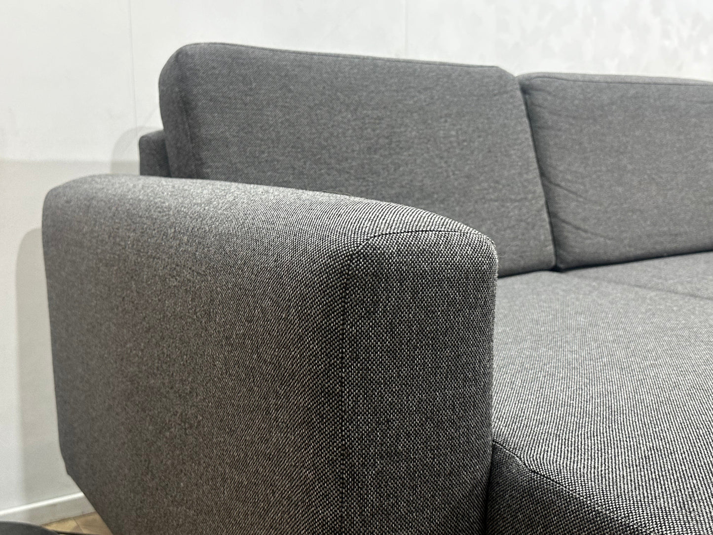 Antraciet U Zetel ~ Losse Rugkussens Met Afneembare Hoezen