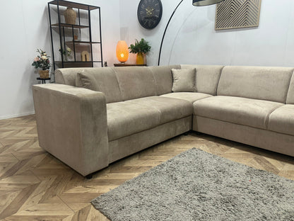 !Showroommodel! Crème Velvet Hoekzetel