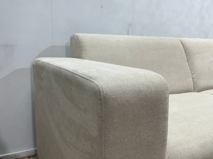 !Showroommodel! Crème Suède Stoffen Hoekzetel
