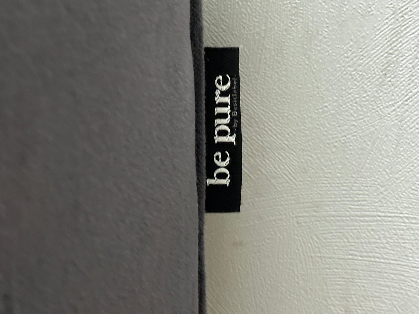 Be Pure Antraciet Velvet Inc Hocker ~ Inruilvoordeel