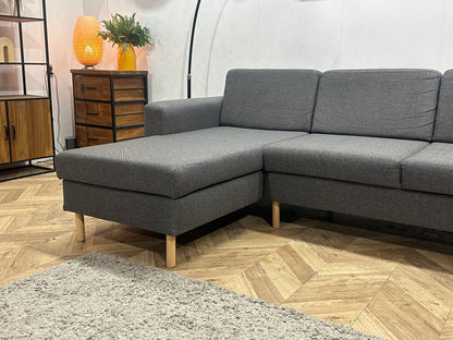 Antraciet U Zetel ~ Losse Rugkussens Met Afneembare Hoezen