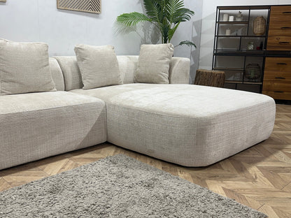 !Showroommodel! Witte Cremona Stoffen Hoekzetel