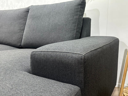 Antraciet U Zetel ~ Losse Rugkussens Met Afneembare Hoezen