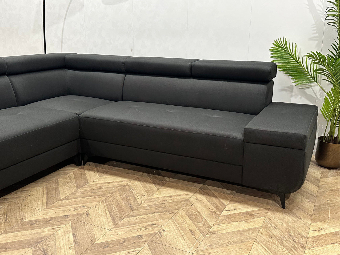 !Showroommodel! Zwart Hoekzetel ~ Verstelbare Hoofdsteunen