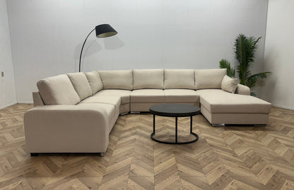 !Showroommodel! Crème Suède Stoffen U Zetel
