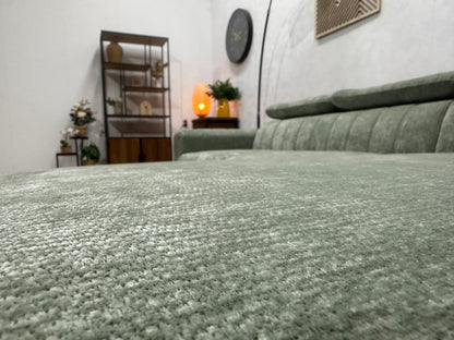 !Showroommodel! Groene Cremona Hoekzetel ~ Verstelbare Hoofdsteunen