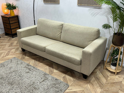 Trendhopper Beige 2.5-Zits Zetel ~ Losse Kussens Met Afneembare Hoezen