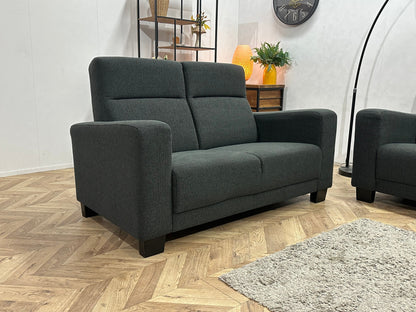 Antraciet Zetels Set ~ Vaste Kussens