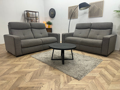 Grijze Zetels Set ~ Vaste Kussens
