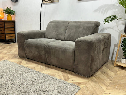 Antraciet Suède Stoffen 2.5-Zits Zetel ~ Relaxfunctie