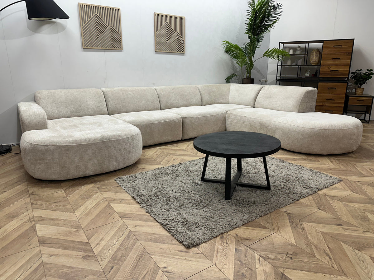 !Showroommodel! Crème Cremona Stoffen U Zetel