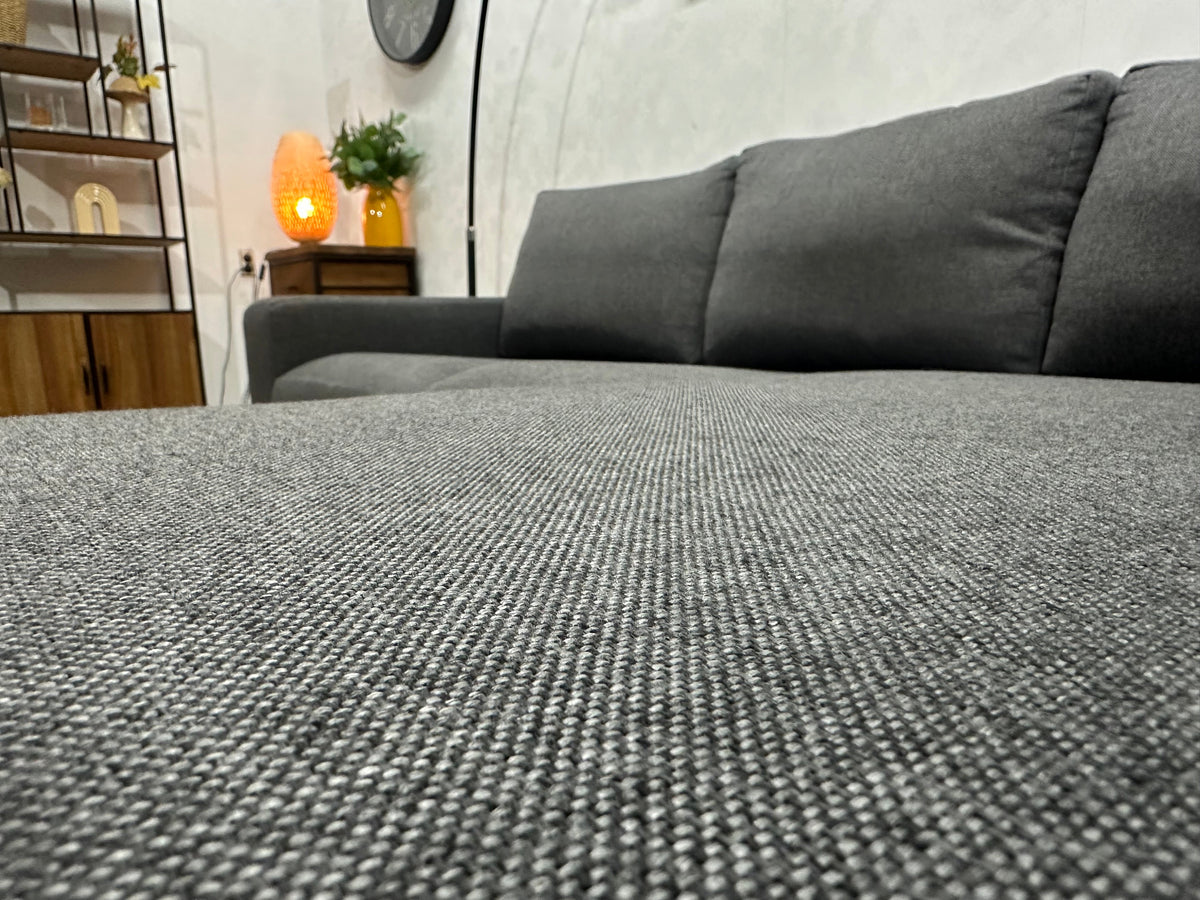 Antraciet Hoekzetel ~ Losse Kussens Met Afneembare Hoezen