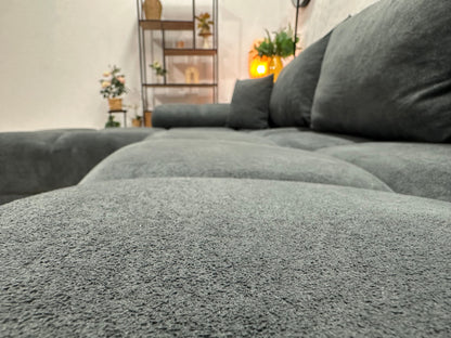 !Showroommodel! Antraciet Velvet U Zetel