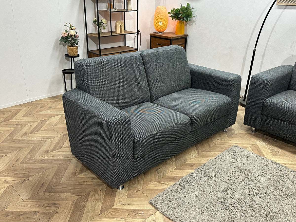 Antraciet Zetels Set ~ Vaste Kussens