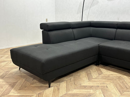 !Showroommodel! Zwart Hoekzetel ~ Verstelbare Hoofdsteunen