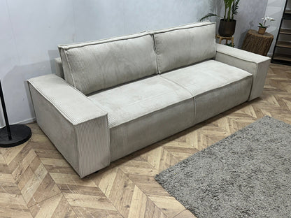 !Showroommodel! Witte 2.5-Zits Zetel ~ Slaapfunctie