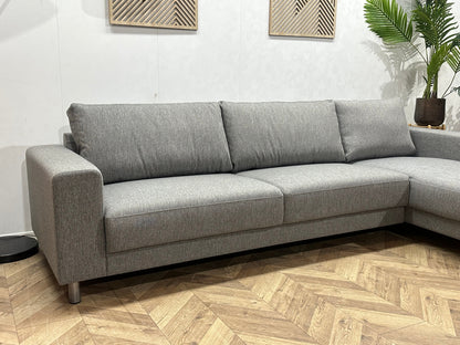 !Showroommodel! Licht Grijze Hoekzetel