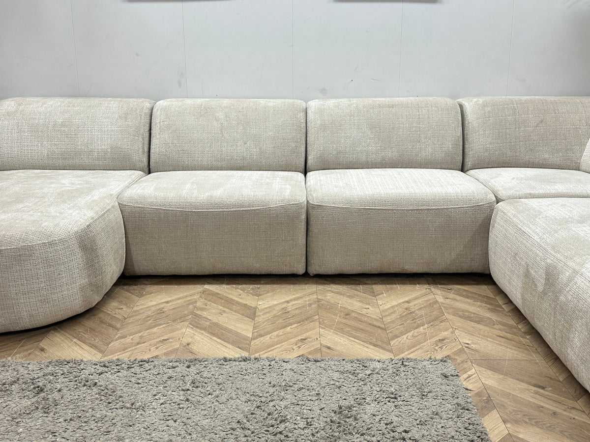 !Showroommodel! Crème Cremona Stoffen U Zetel