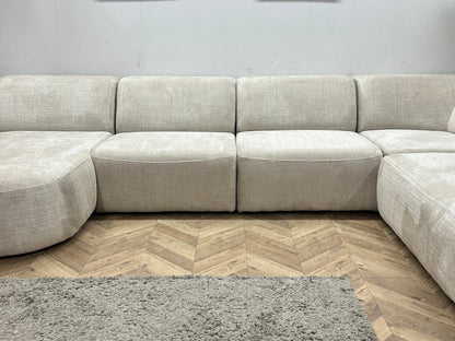 !Showroommodel! Crème Cremona Stoffen U Zetel