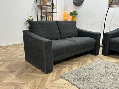 Antraciet Zetels Set ~ Vaste Kussens