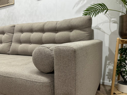 X5 Home Beige/Grijze 2.5-Zits Zetel ~ Losse Kussens Met Afneembare Hoezen
