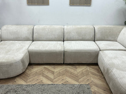 !Showroommodel! Crème Cremona Stoffen U Zetel