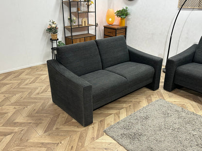 Antraciet Zetels Set ~ Vaste Kussens