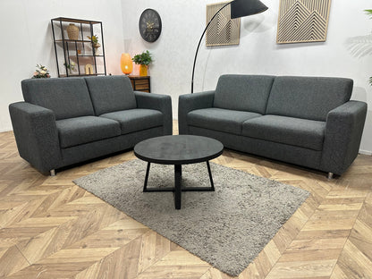Antraciet Zetels Set ~ Vaste Kussens