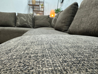 Bruine Hoekzetel ~ Losse Rugkussens  Met Afneembare Hoezen