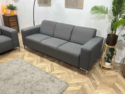 Antraciet Zetels Set ~ Vaste Kussens