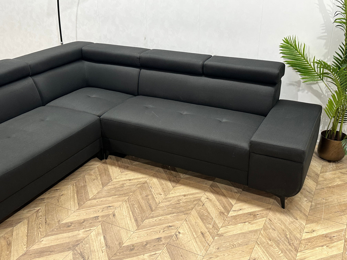 !Showroommodel! Zwart Hoekzetel ~ Verstelbare Hoofdsteunen