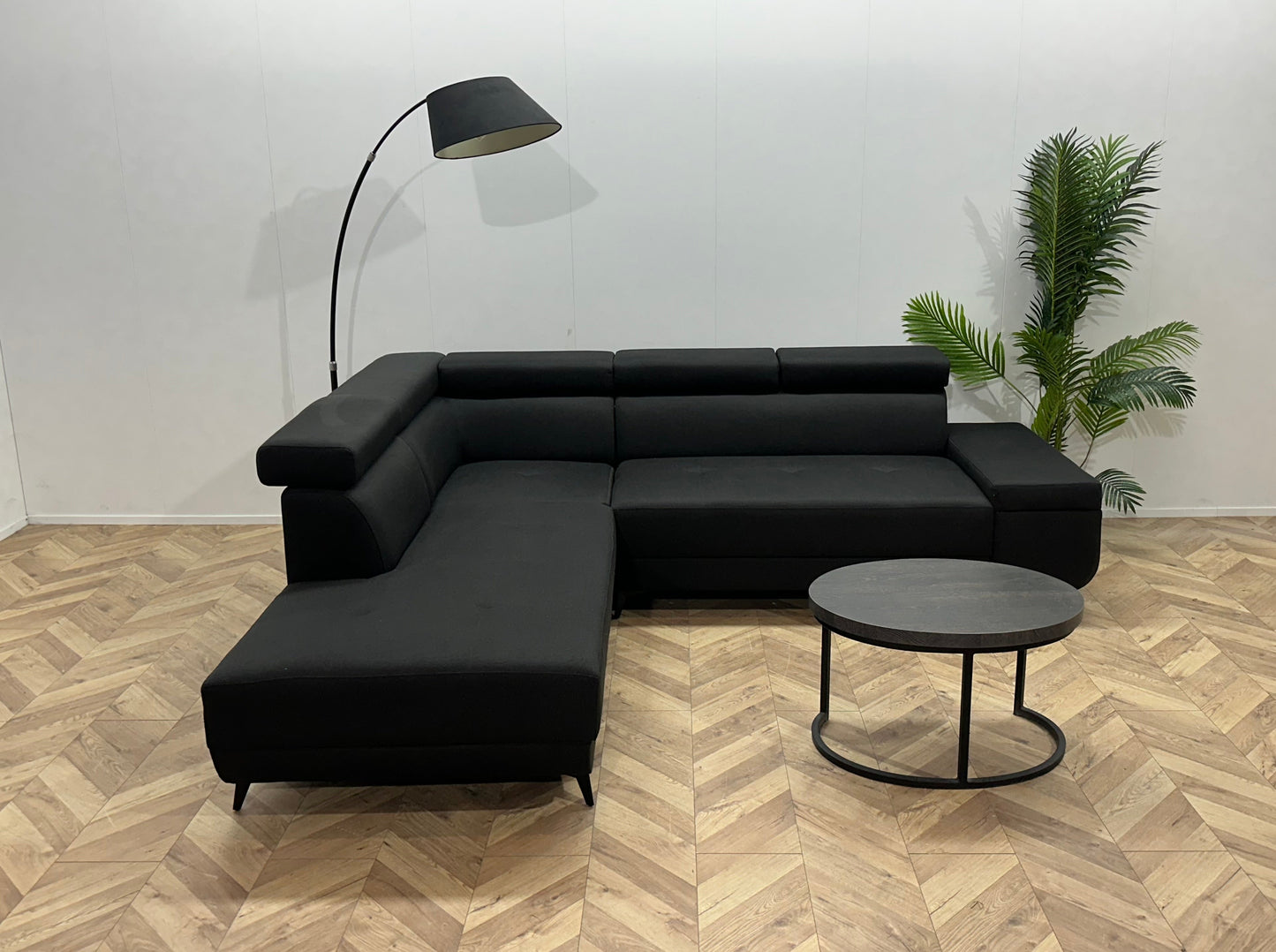 !Showroommodel! Zwart Hoekzetel ~ Verstelbare Hoofdsteunen