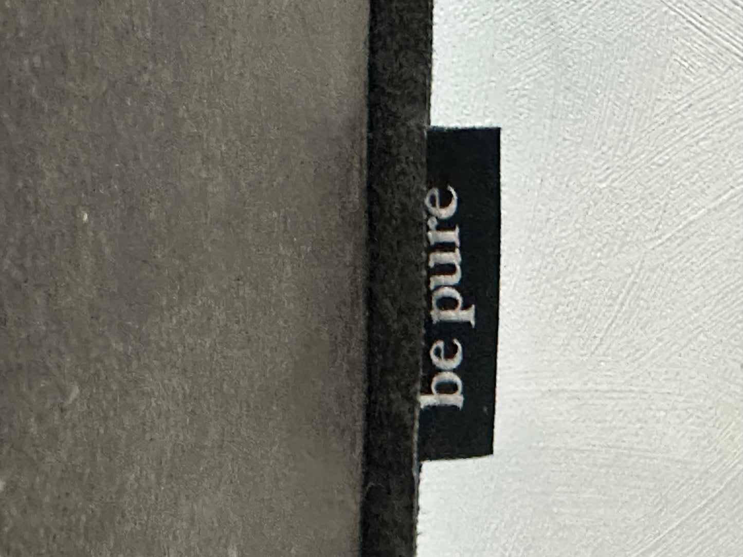 Be Pure Antraciet Suède Stoffen 2.5-Zits Zetel ~ Losse Kussens Met Afneembare Hoezen