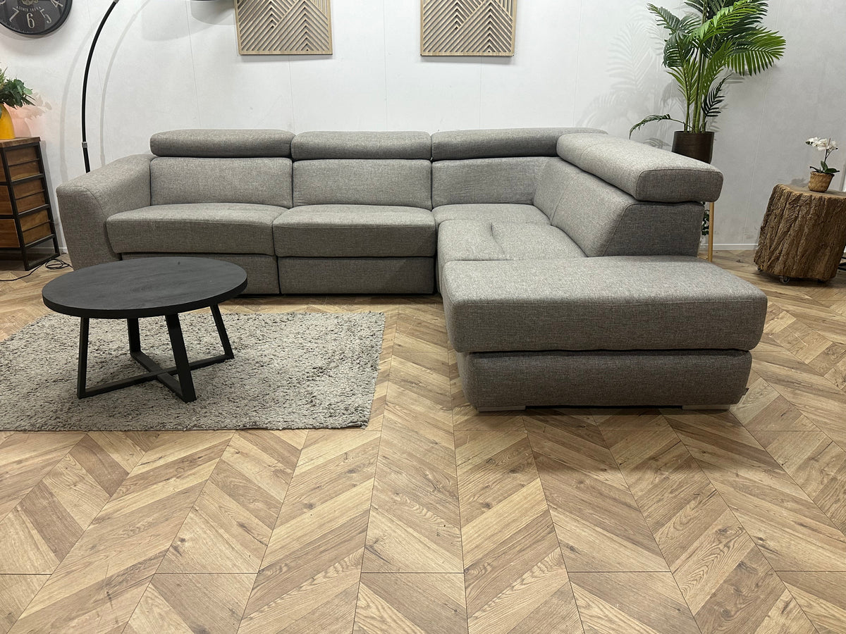 Xooon Licht Grijze Hoekzetel ~ Elektrisch Verstelbaar