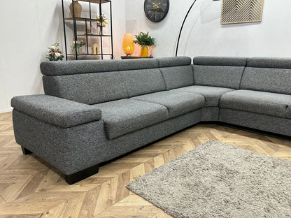 Grijze Hoekzetel Inc Hocker ~ Verstelbare Arm/Hoofdsteunen