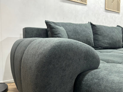 !Showroommodel! Antraciet Velvet U Zetel