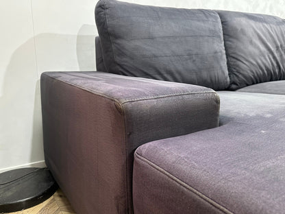 Antraciet Velvet U Zetel ~ Inruilvoordeel