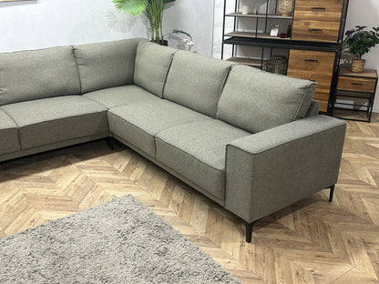 Grijze U Zetel ~ Losse Rugkussens Met Afneembare Hoezen