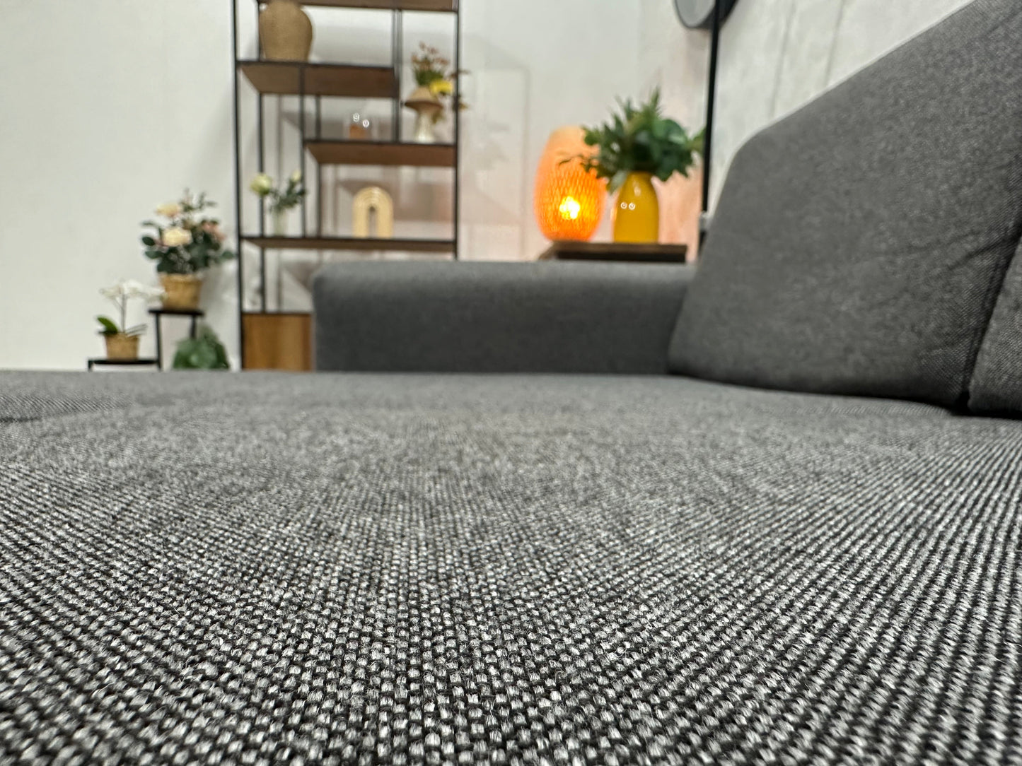 Antraciet U Zetel ~ Losse Rugkussens Met Afneembare Hoezen