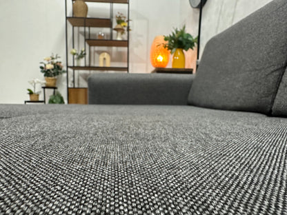 Antraciet U Zetel ~ Losse Rugkussens Met Afneembare Hoezen