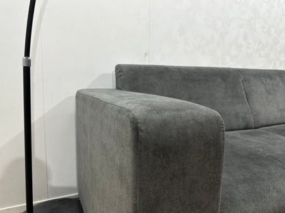!Showroommodel! Antraciet Velvet Hoekzetel