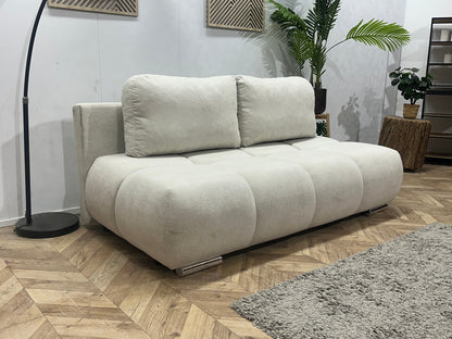 !Showroommodel! Witte Velvet 2.5-Zits Zetel