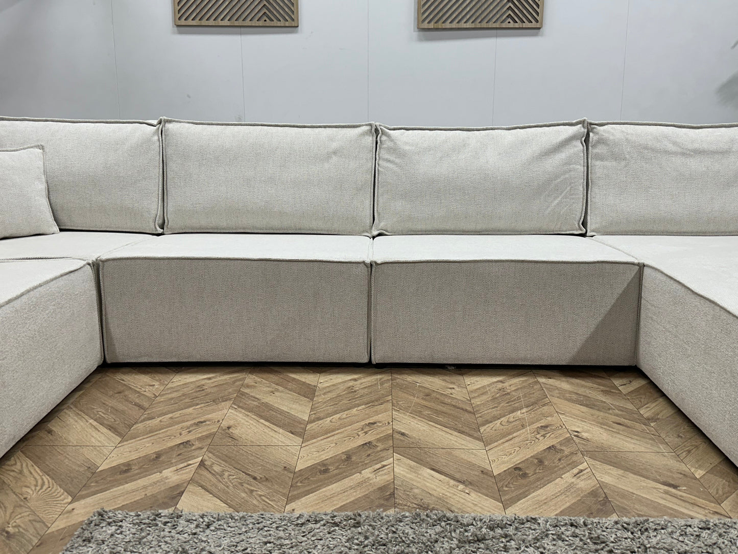 !Showroommodel! Crème Stoffen U Zetel