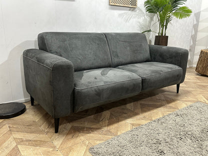 Antraciet Suède Stoffen 2.5-Zits Zetel ~ Nieuwstaat