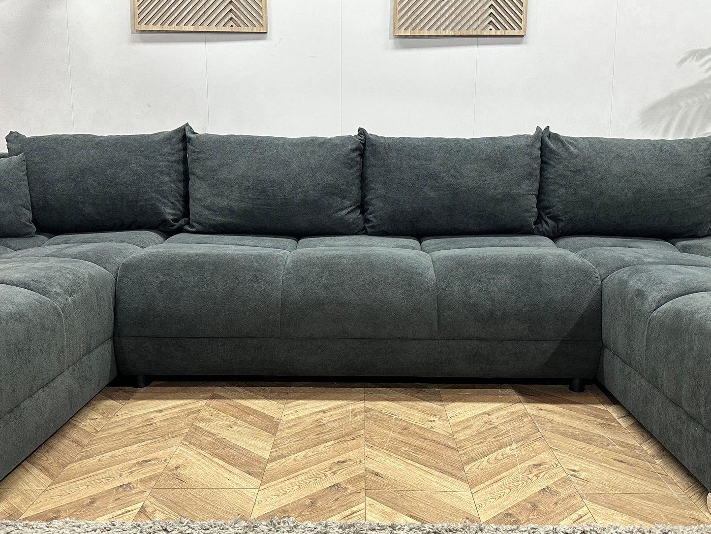 !Showroommodel! Antraciet Velvet U Zetel